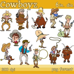 Digital Clipart Cowboyz (36) PNG