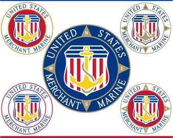 Digital Clipart U.S. Merchant Marine Emblem (5) PNG