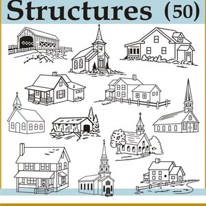 Digital Clipart Structures 50 PNG image 3