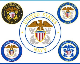 Digital Clipart U.S. Navy Emblem (5) PNG