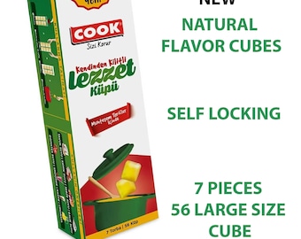 Food Water Bag, Ice Cube Tray, Self Locking / Large Size 7 Bags 56 Cubes