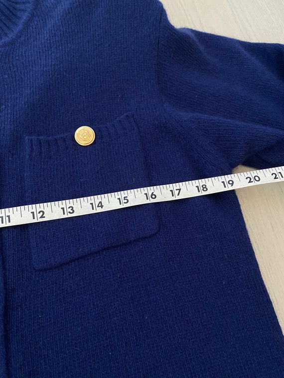 Vintage Liz Claiborne Collection Royal Blue Sweat… - image 7