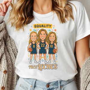 Tres Leches Shirt, Lexie Hull Shirt, Sophie Cunningham Tee, Step Sisters Shirt, Indiana Fever Trio, Tres Leches Basketball Shirt