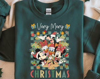 Micky's Merry Christmas Party 2025 Shirt, Disney Weihnachten T-Shirt, Micky Minnie Weihnachten, Weihnachtsfamilie, Weihnachten Matching, Disney Trip
