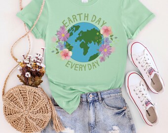 Camiseta del Día de la Tierra, Camiseta del Día de la Tierra, Camiseta para amantes de la naturaleza, Camiseta ecológica, Camiseta para el cambio climático, Regalo para amantes de la naturaleza