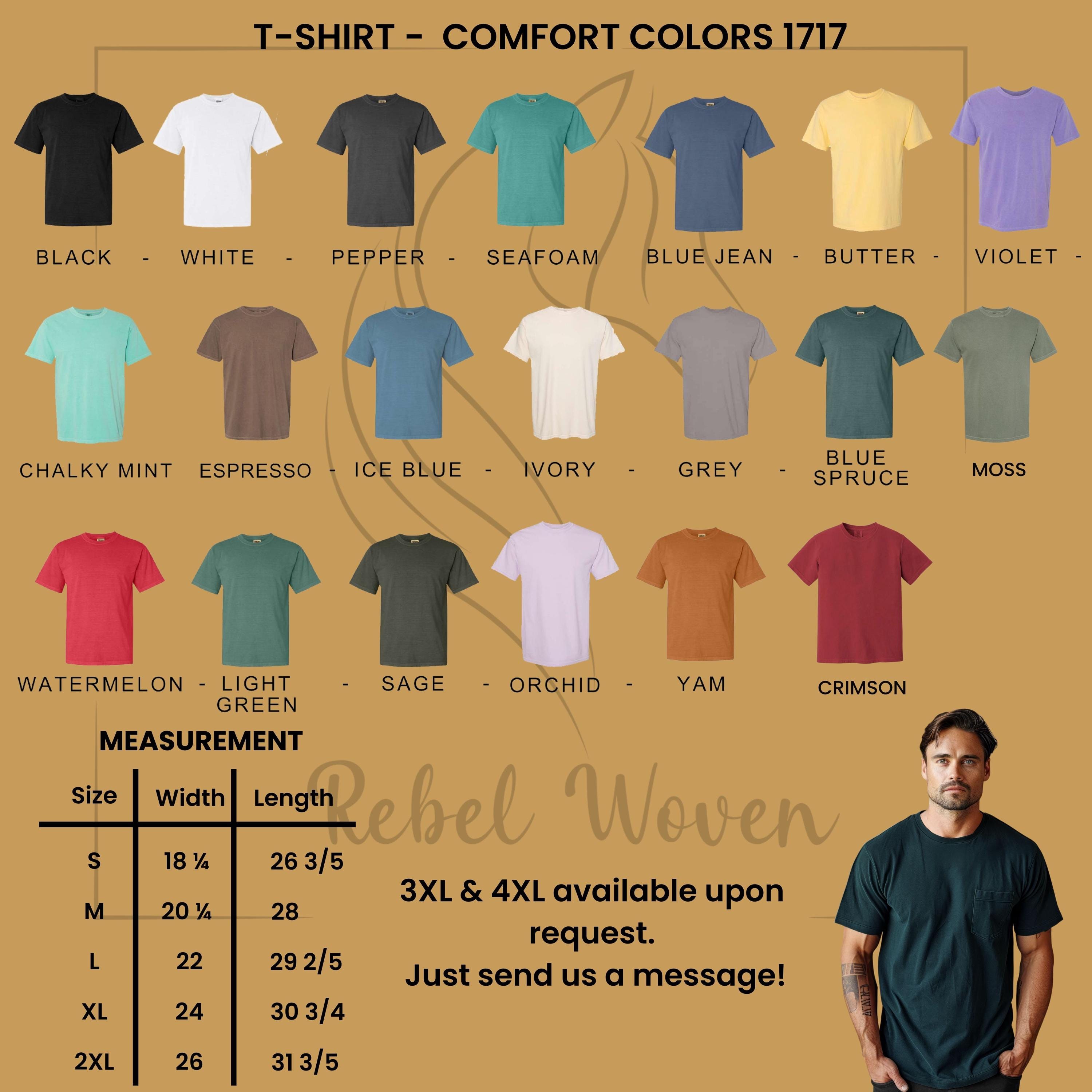 Comfort Colors Dad Shirt: The Man, The Myth, The Legend