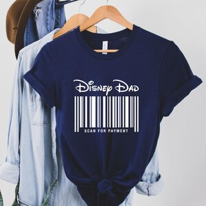 Scan For Payment Dad Shirt,Mickey Mens  shirt,Disney Dad Day T-Shirt,Disney Father's Shirt,Mickey Dad Gift Tee,Funny Dad TShirt