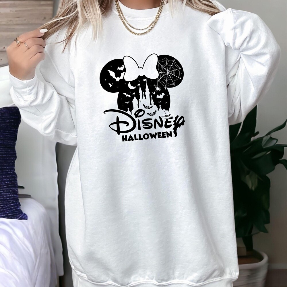 Disney Halloween Sweatshirt, Spooky Minnie Mouse Crewneck, Halloween Disney Sweatshirt, Mickey Halloween Sweater, Halloween Trip Shirt Noxy Design4You