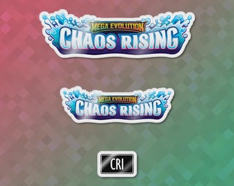 Pokémon Chaos Rising Binder Sticker/Label