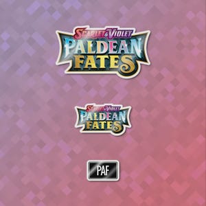 Pokémon Paldean Fates Binder Sticker/Label