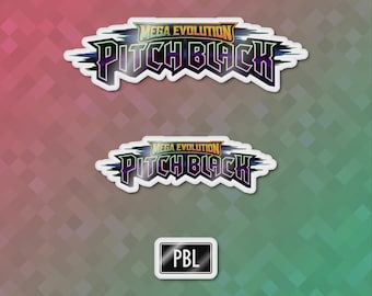 Pokémon Pitch Black Binder Sticker/Label
