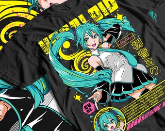 初音ミク Tシャツ フリーサイズ ゲーム ボーカロイド ボカロ 初音ミク Tシャツ、アニメガール、かわいいTシャツ、Project DIVA