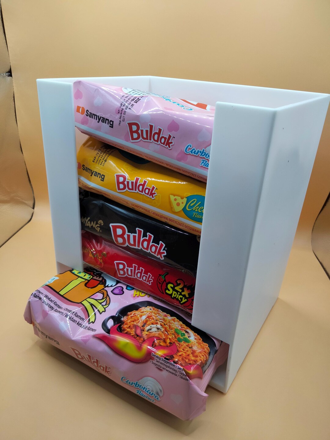 Noodle Storage Filled With Buldak Noodles - Etsy