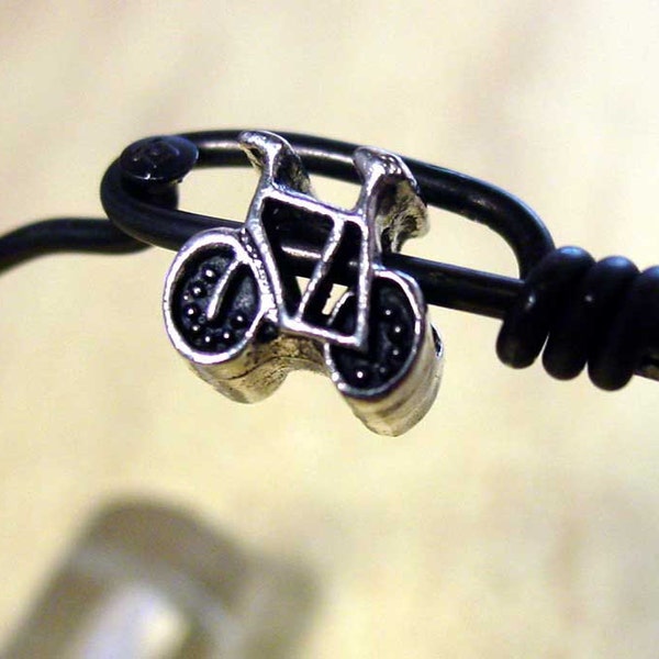 Bike Spoke Bracelet With Bike Charm