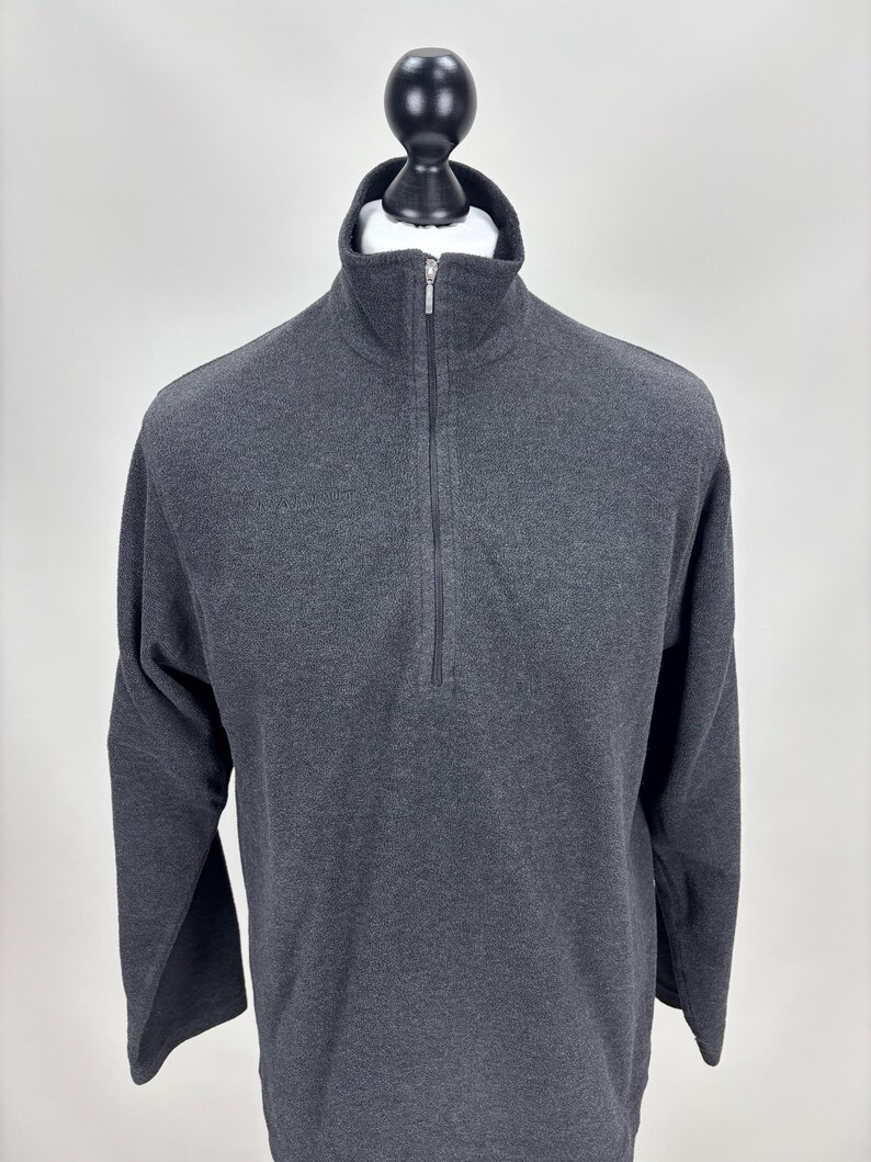 Mens vintage fleece Mammut Size S/M Color Gray image 2