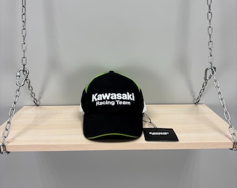 Kawasaki Hat Snapback Adjustable Cap | Vintage Green Kawasaki