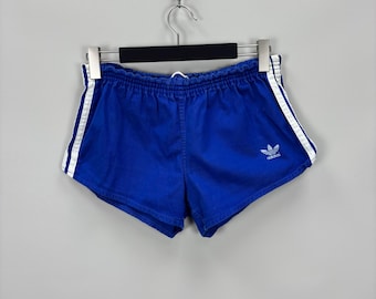 Mens vintage shorts Adidas West Germany Size 5 Color Blue