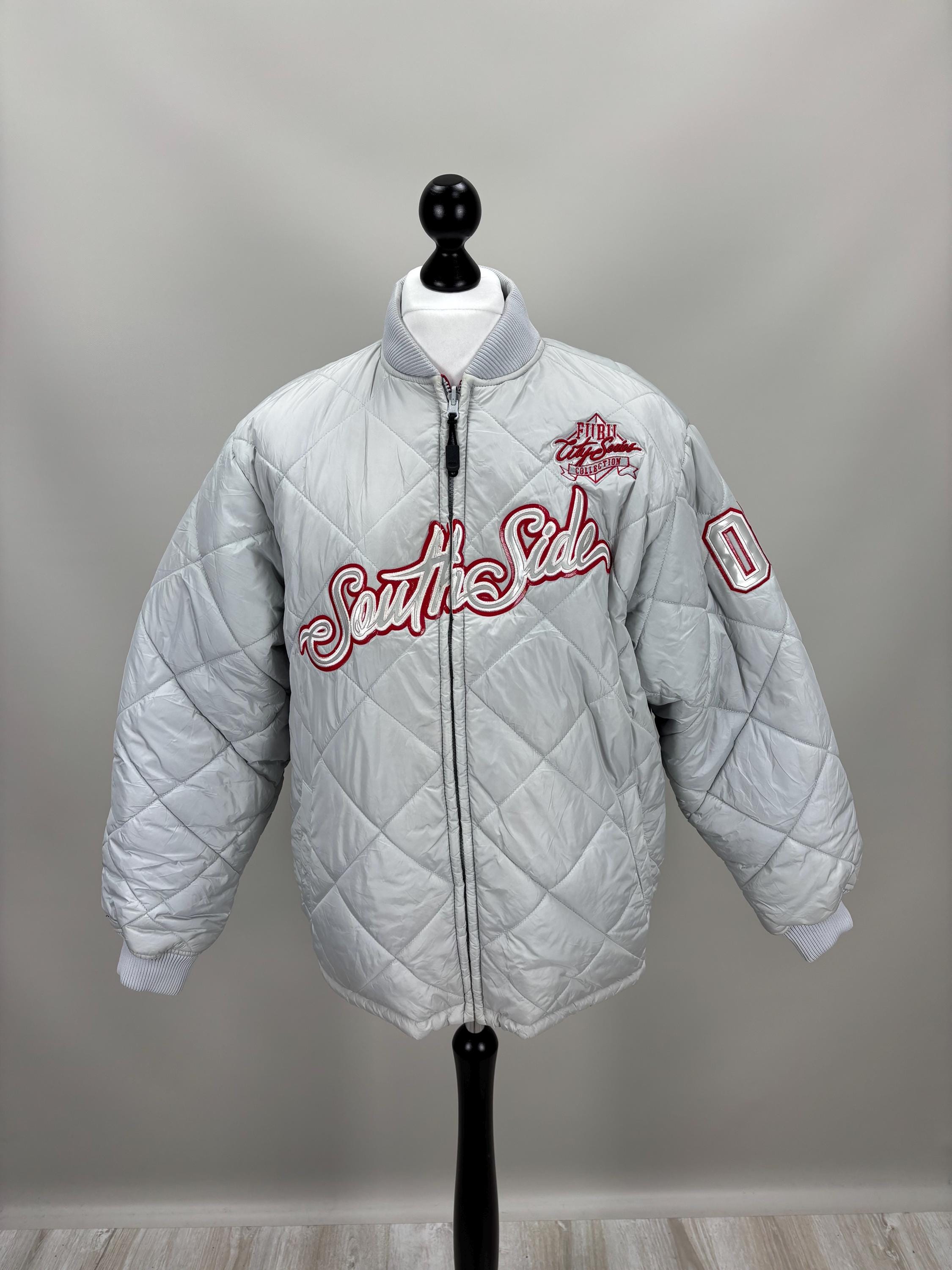 Mens Vintage Reversible Bomber Jacket FUBU Size M - Etsy