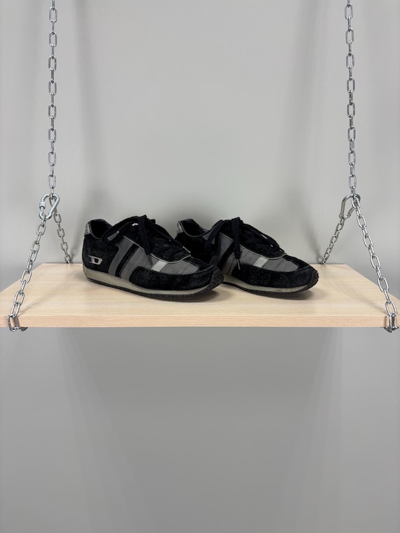 Diesel, Womens vintage sneakers Diesel Size 38.5 Color Black
