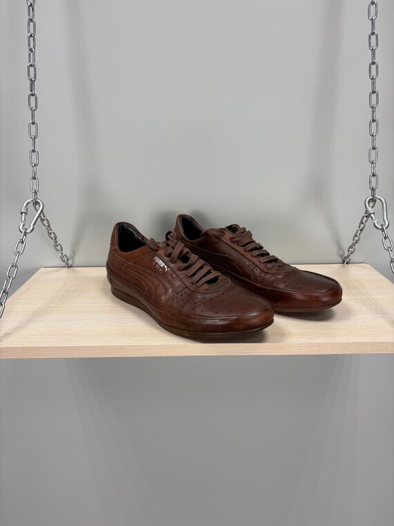 Mens Vintage Limited Leather Sneakers Puma G.vilas 96 Hours Size 42 Color  Brown - Etsy Israel