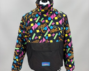 O'neill Jacket Vintage Colorblock Windbreaker Oversized Men Size