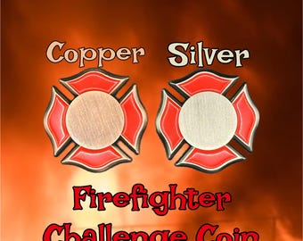 Firefighter challenge coin