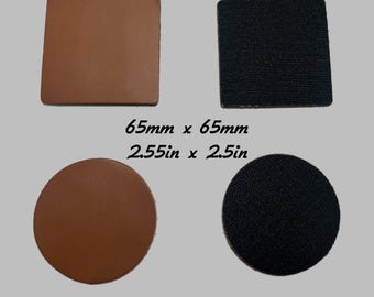Leatherette Patch With Hook & Loop