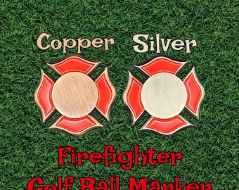 Firefighter Golf Marker