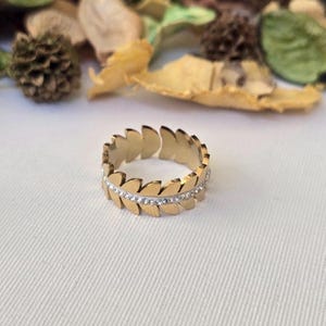 Stainless Steel Rings for Women’s Jewelry, anniversay, Birthday Gift,Engagement Ring,Adjustable Wrap Ring