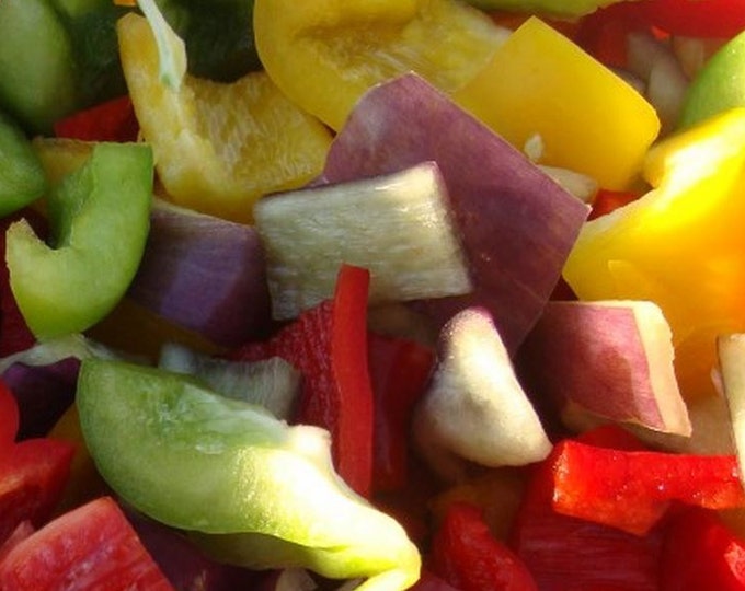 Pepper Grand Bell Sweet Bell Pepper Mix Seeds Beautiful Etsy