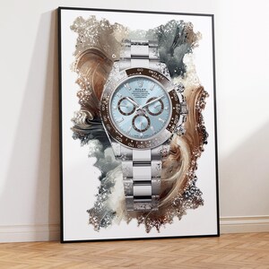 Rolex Daytona Ref. 126506 Watch Art Print Poster - Digitally created