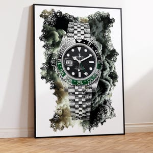Rolex GMT-Master II Ref. 126720VTNR Watch Art Print Poster - Digitally created