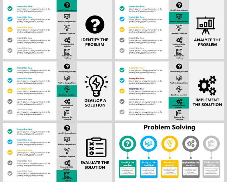 Problem Solver Toolkit Problem Solving Powerpoint Template, Problem Solving Process, Problem ...