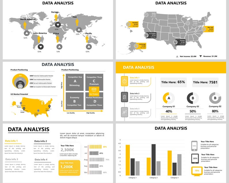 Data Analysis Powerpoint Template, Data Analysis Infographics, Data ...