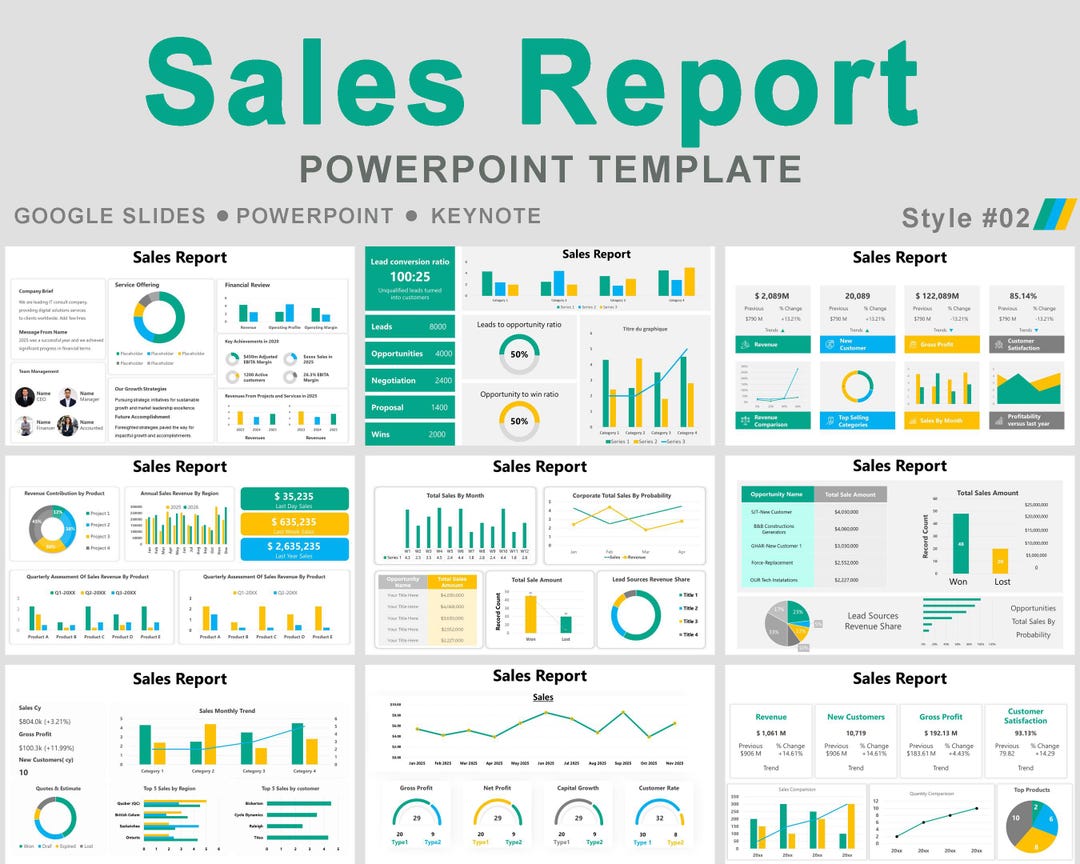 Image 14 for Sales Report Template Powerpoint