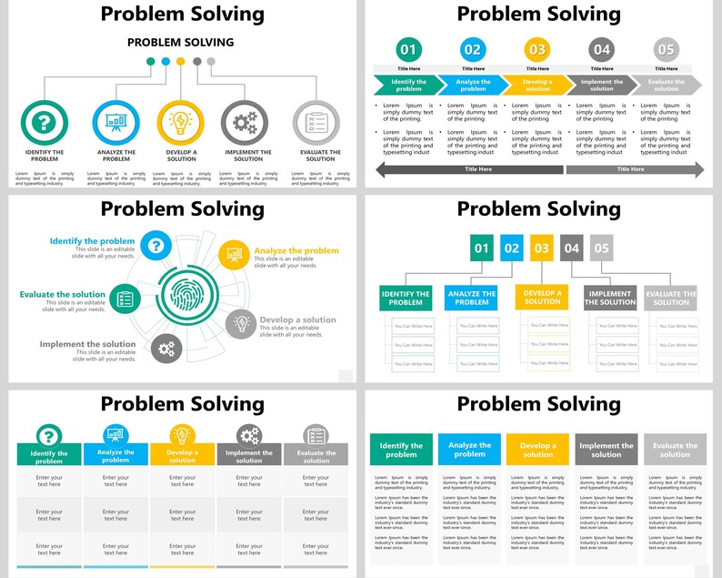 Problem Solver Toolkit Problem Solving Powerpoint Template, Problem Solving Process, Problem ...
