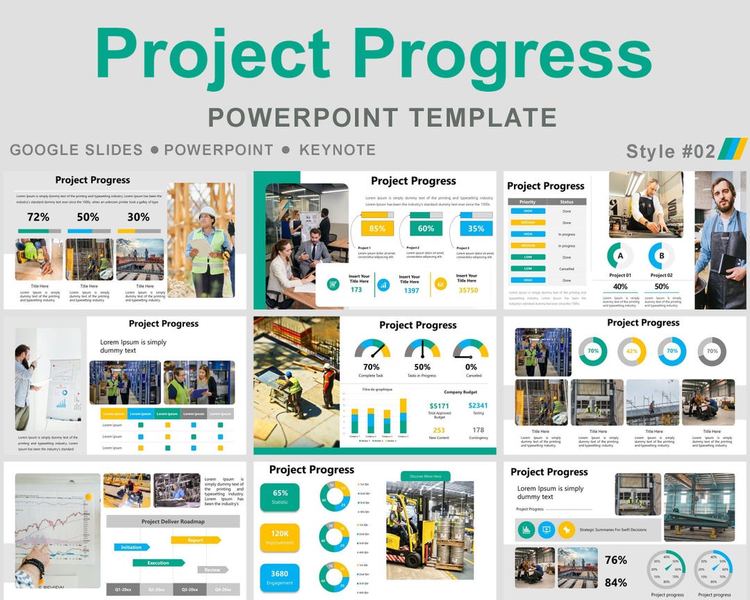 Project Progress Sample Presentations Project Progress Report Ppt, Project Status Powerpoint Template ...