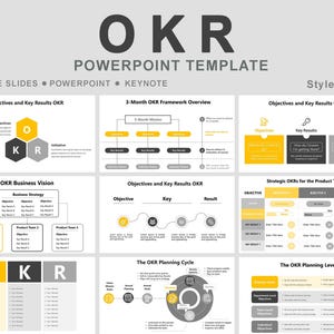 Objectives and Key Results Powerpoint Template, OKR PowerPoint Template, OKR slides, objectives and key results okr, Business Goals Template