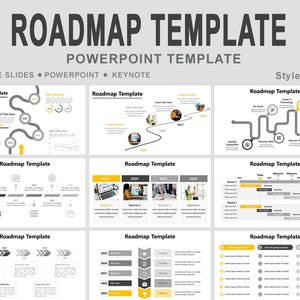 Modello di PowerPoint per la ROADMAP, modello di ROADMAP, cronologia della roadmap, diagramma della ROADMAP, PowerPoint sulla cronologia, roadmap del progetto, diagramma di Gantt