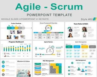 Metodyka Agile Scrum, szablon prezentacji PowerPoint dla projektu Agile Scrum, Scrum i Agile, zarządzanie projektem Scrum, prezentacja PowerPoint dla projektu Agile