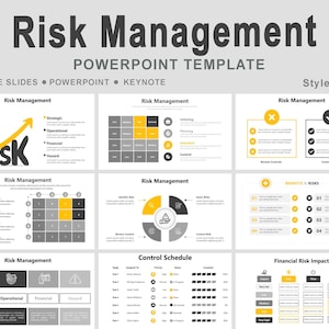 Risk Management PowerPoint template, enterprise risk management, risk management framework, risk management plan template, composite risk