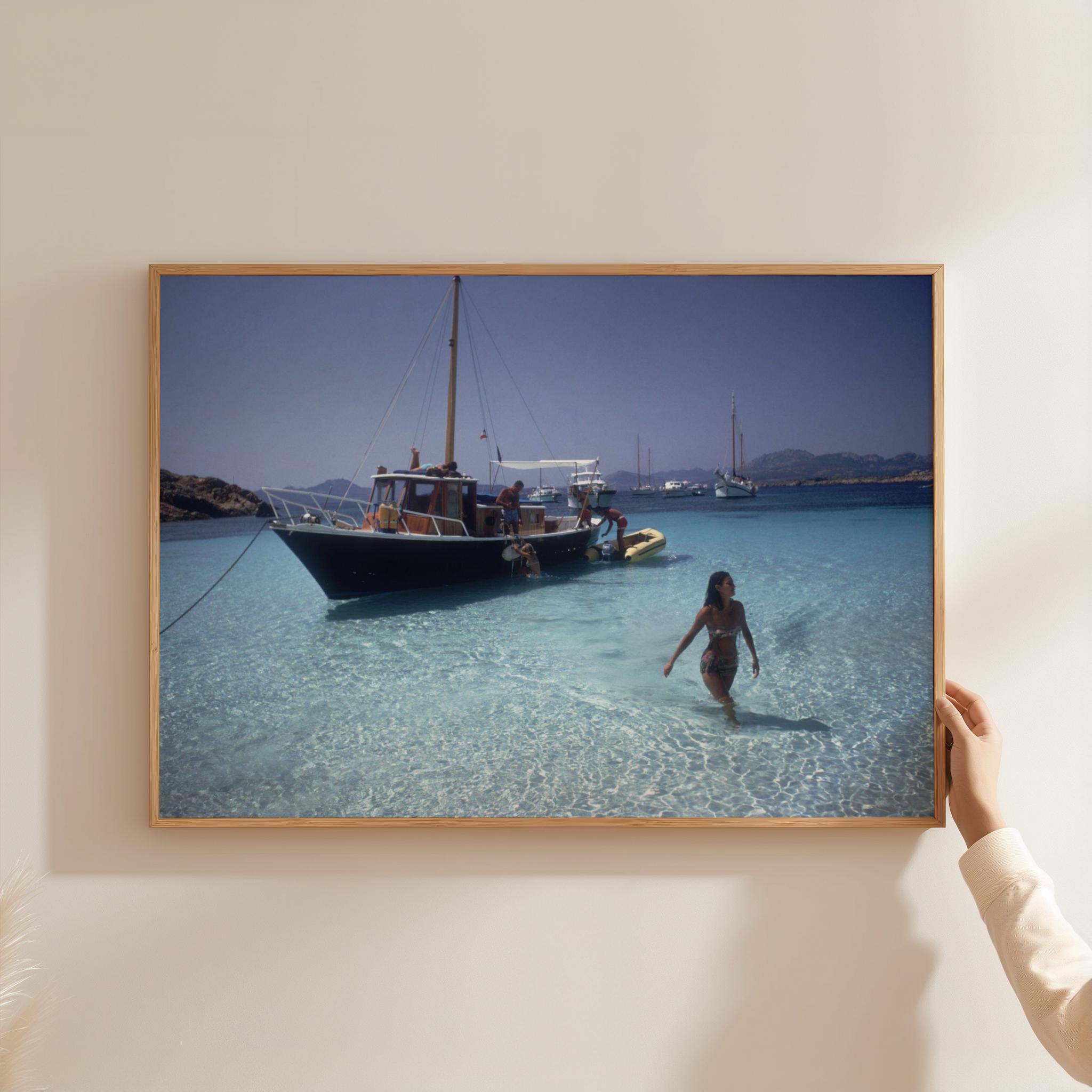 Stampa artistica digitale vintage glamour di Slim Aarons, decorazione moderna, regalo d'arte vintage per lui o per lei, decorazione da parete vintage di Slim Aarons