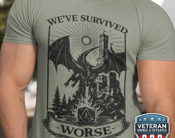 Funny Nat 1 Dungeons and Dragons Shirt, Humorous DnD Geeky Tee, Dungeon Master D20 Fantasy Gift