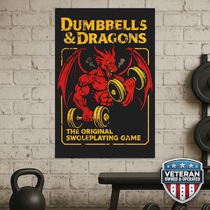 Dungeons and Dragons Vintage Poster - Etsy