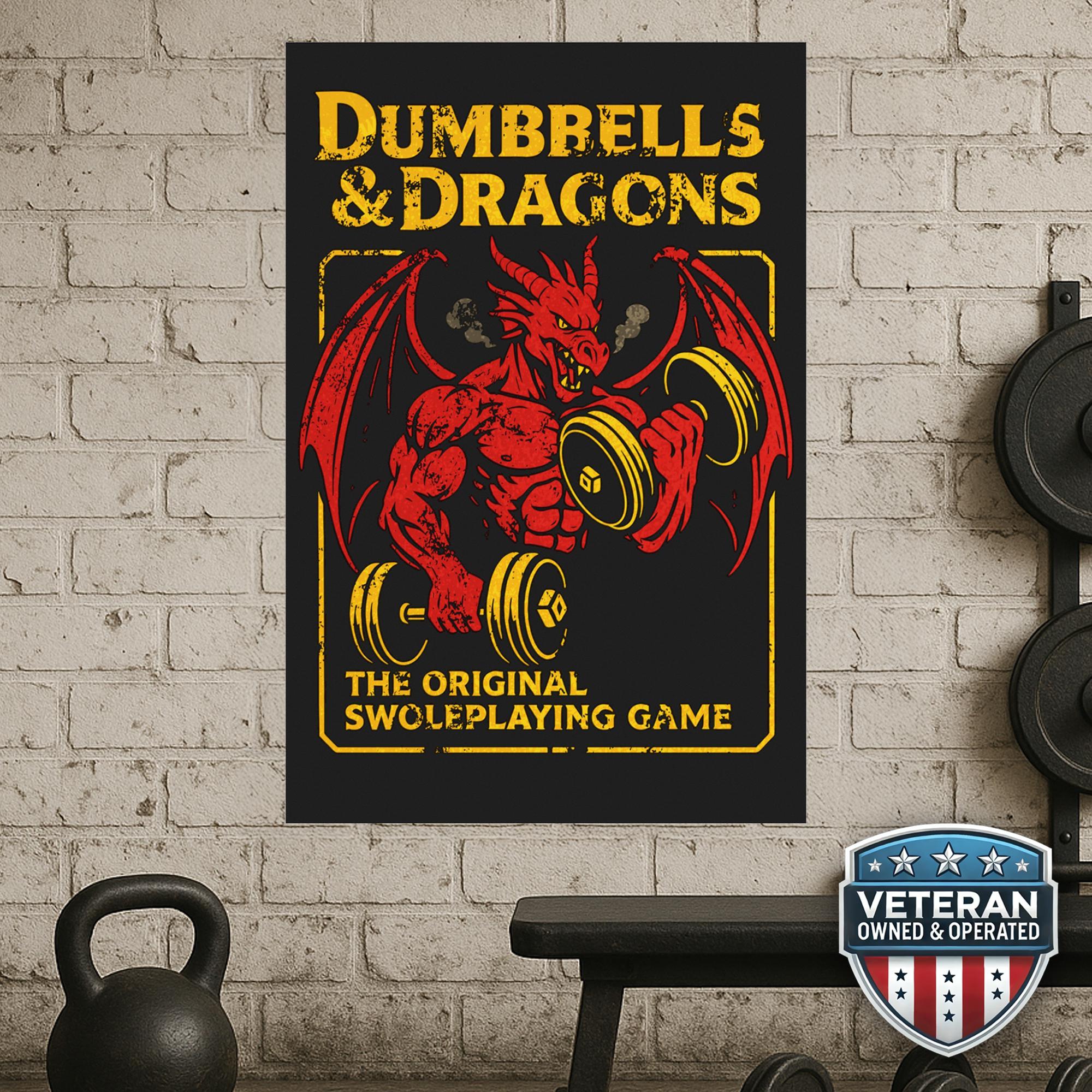 Vintage Dungeons and Dragons Poster - Etsy