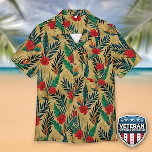 Geeky Hawaiian Aloha Shirt, Dungeons and Dragons Summmer Beach Button-Down, Dungeon Master Tropical DnD Gift