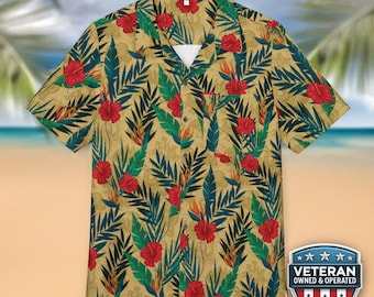 Nerdy DnD Hawaiian Shirt, Dungeons and Dragons Aloha Beach Button Down, Summer DM Tropical DnD Outfit