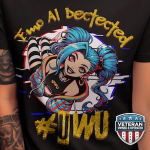 Kawaii Anime Girl T shirt, Emo Weeb Waifu Streetwear, E-Girl Cyberpunk Harajuku Gift