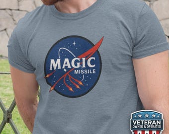 Funny Dungeons and Dragons Spell T Shirt, Throwback Parody DnD Tee, Wizard Scifi Dungeon Master Gift