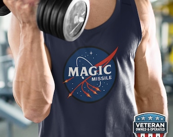 Divertente canotta estiva a tema D&D, maglietta da palestra per Dungeons and Dragons, regalo per Dungeon Master a tema mago da spiaggia.